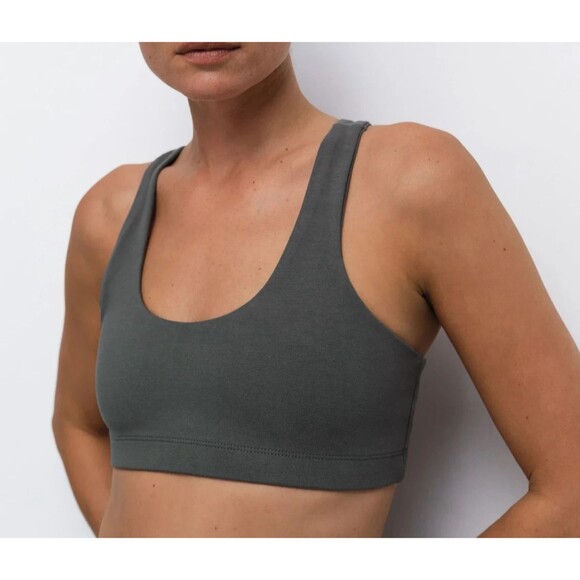 MATE the Label Other - Mate the Label Women's Organic Stretch Sports Bra FOREST GREEN XS NWOT